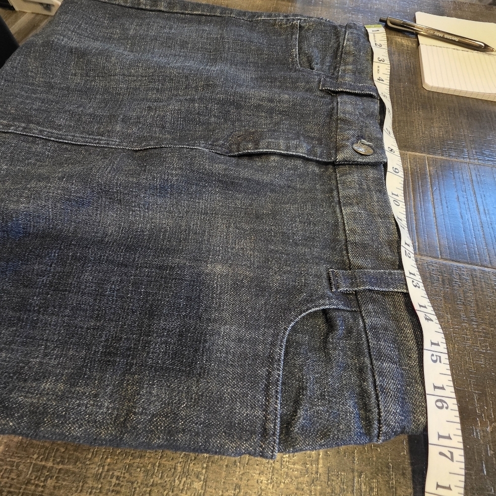 J. Crew Blue Denim Pencil Skirt - Picture 4 of 6